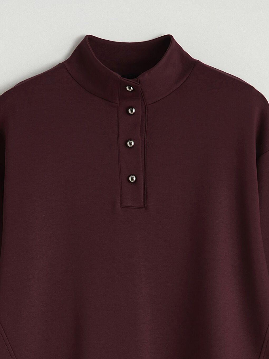 Funnel Neck Oversize Women's Tunic-7