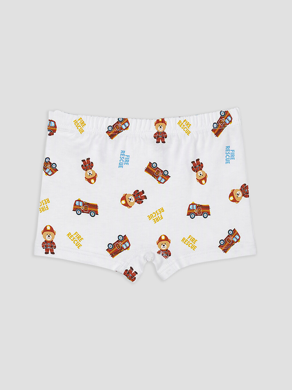 Beyaz Desenli Erkek Çocuk Boxer-1
