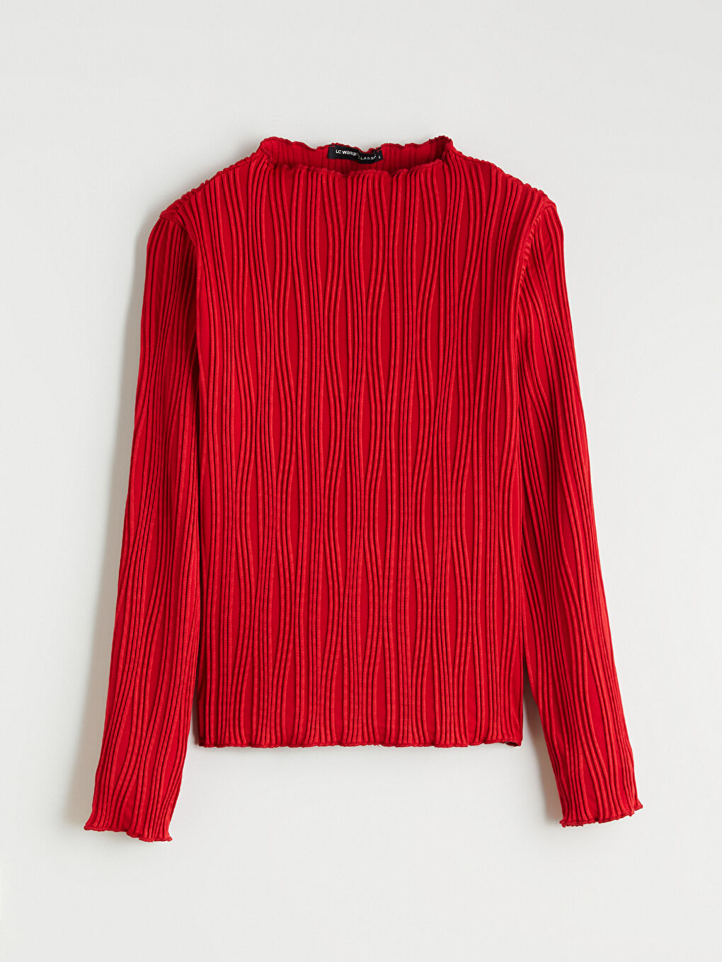 әйелдерге арналған биік жағалы рельефті боди-4