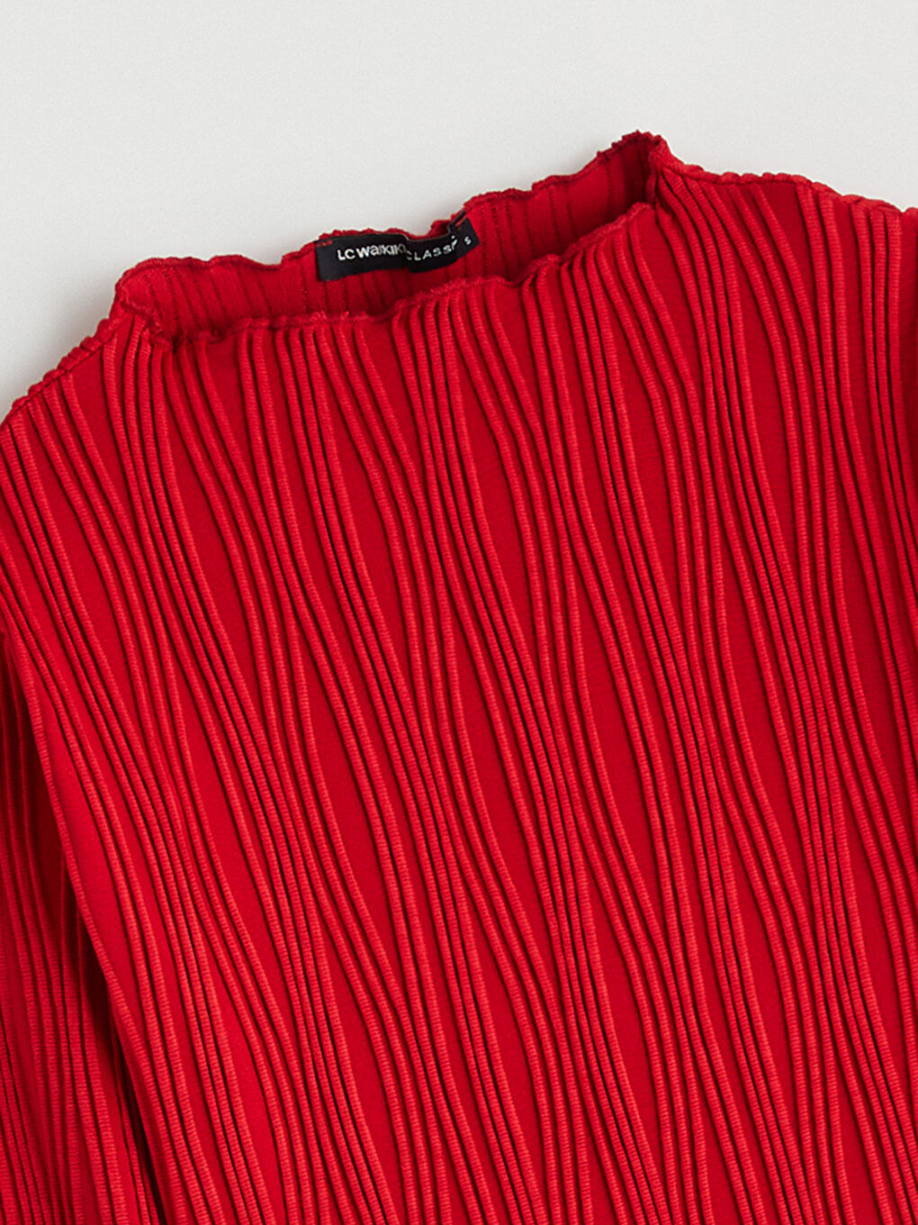 әйелдерге арналған биік жағалы рельефті боди-5