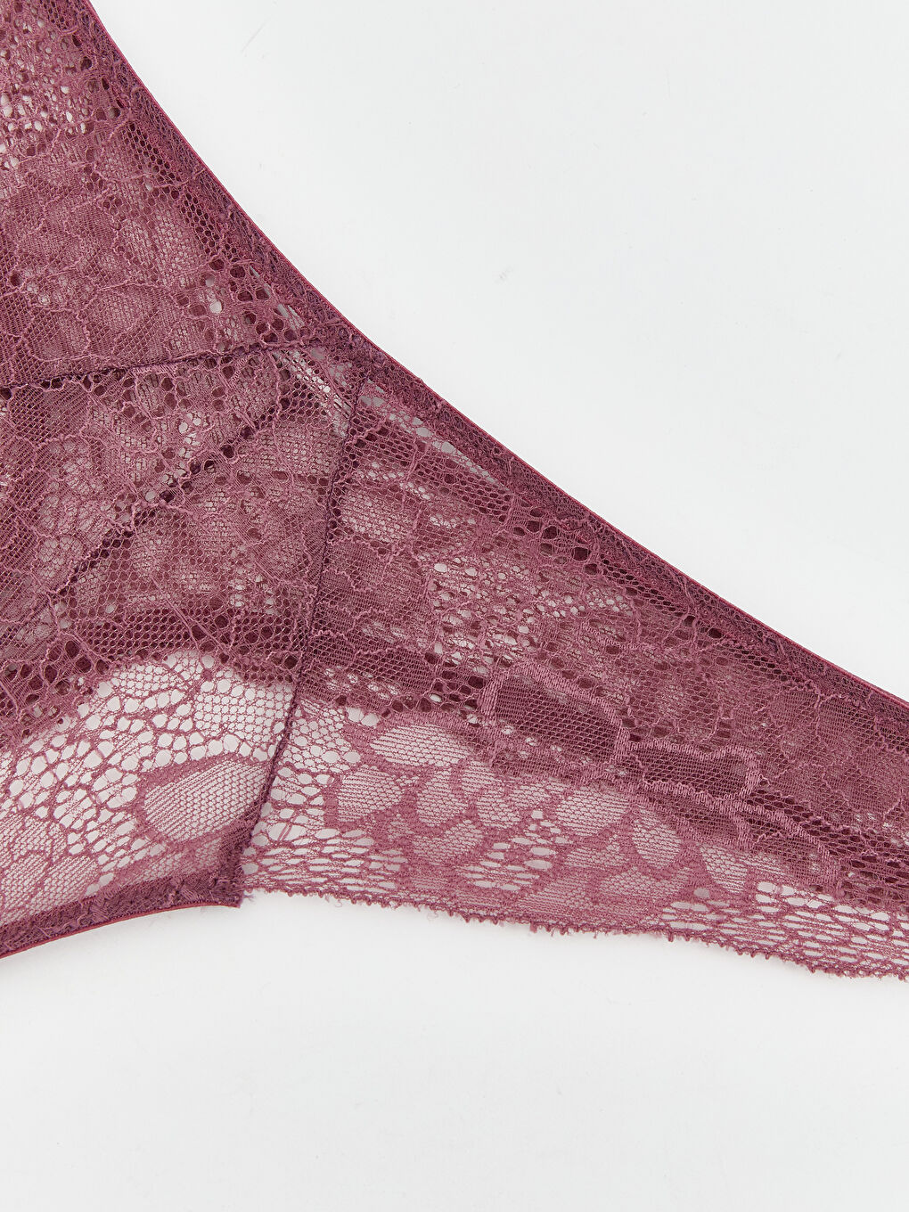 Pembe Dantelli Tanga Külot-2