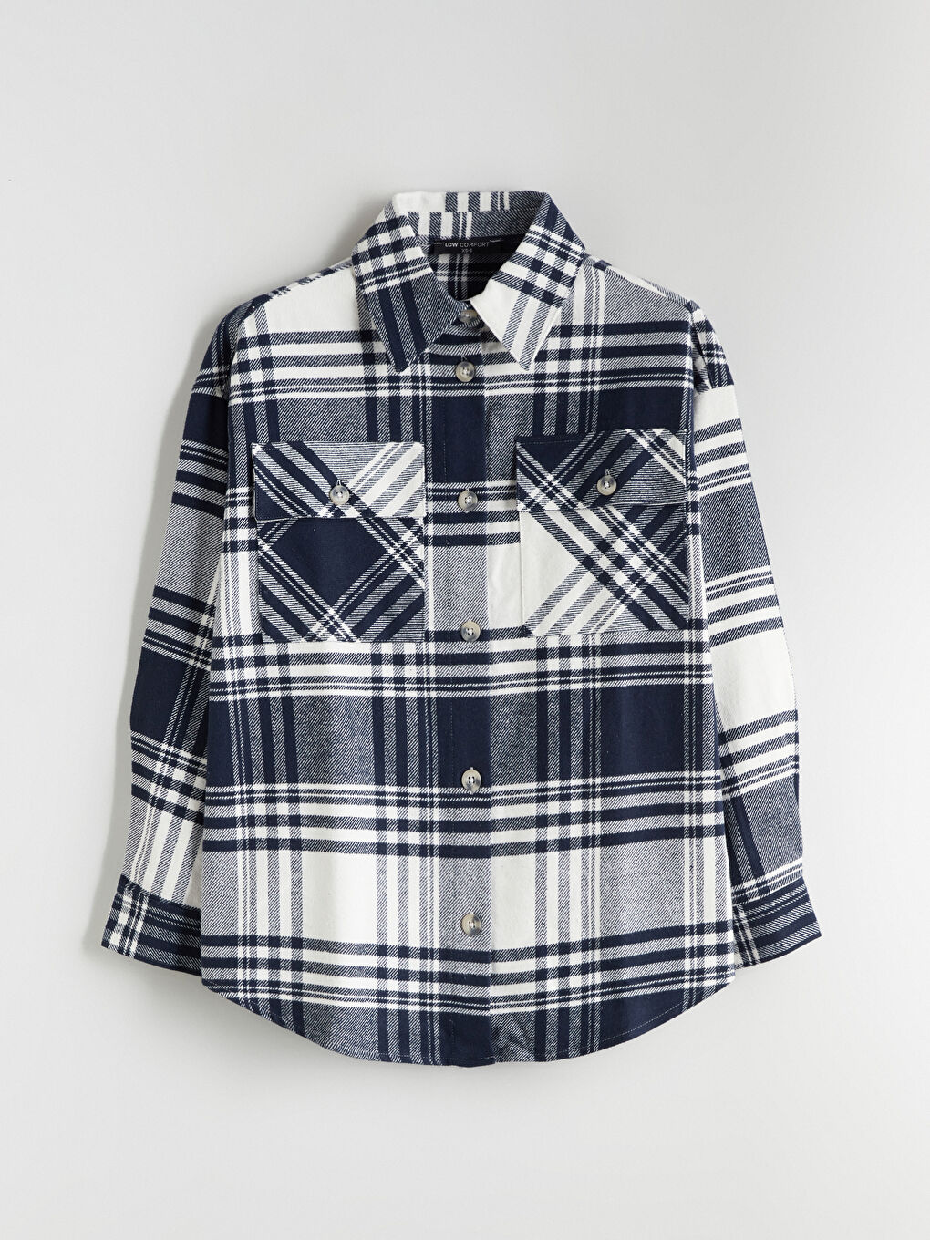 Plaid Oversize Women's Shirt-4