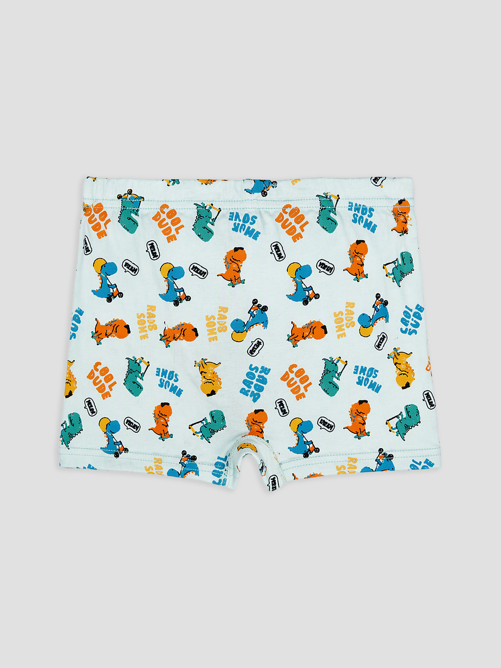 Yeşil Baskılı Erkek Çocuk Boxer-1