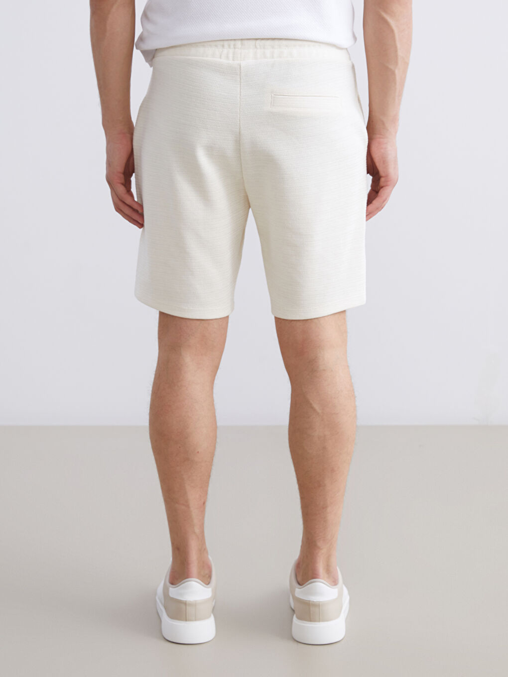 Gri Standart Kalıp Erkek Şort-3