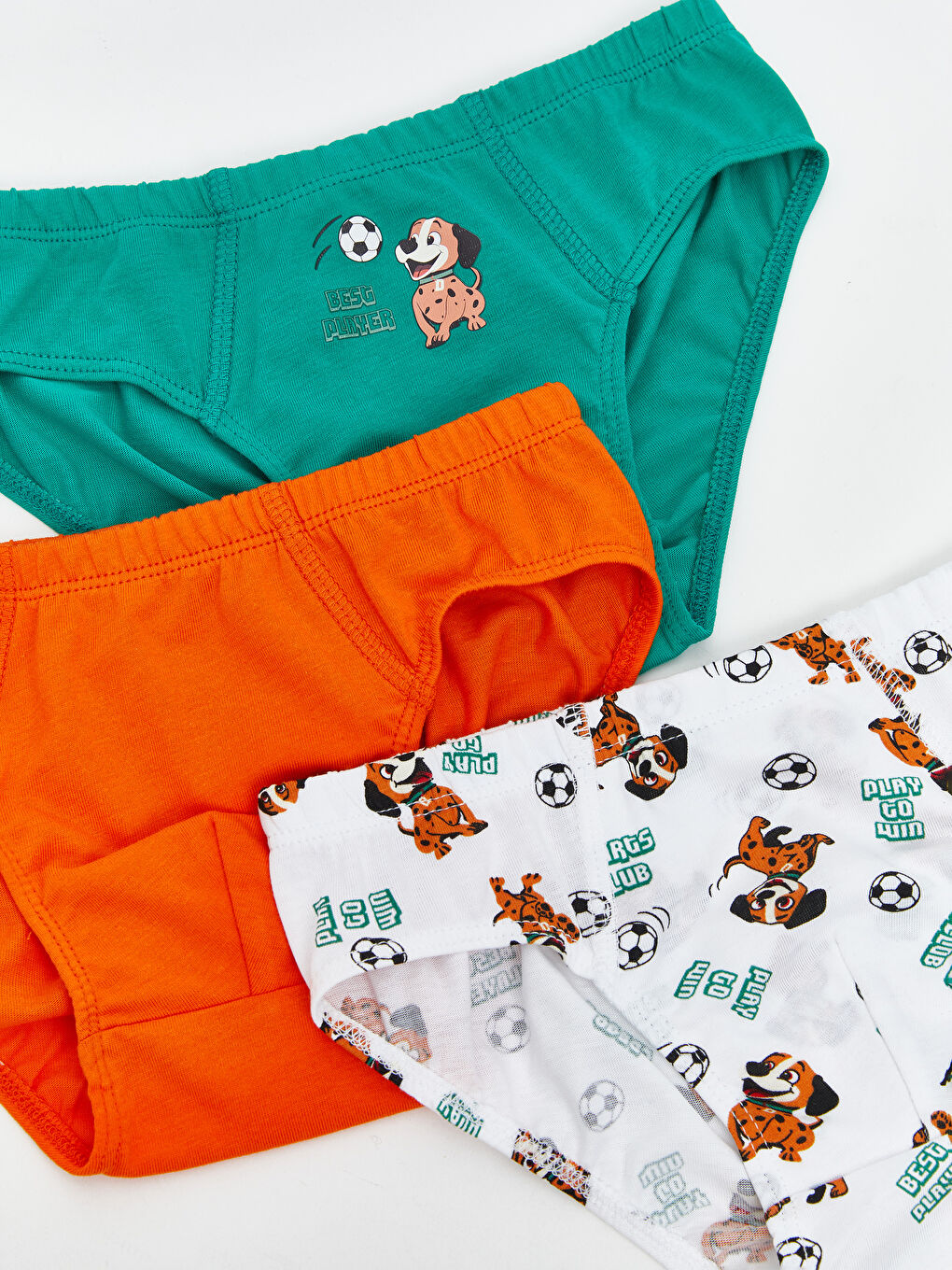 LCW Kids Boys' Printed Knickers with Elastic Waistband 3-Pack -W5K883Z1-LU7