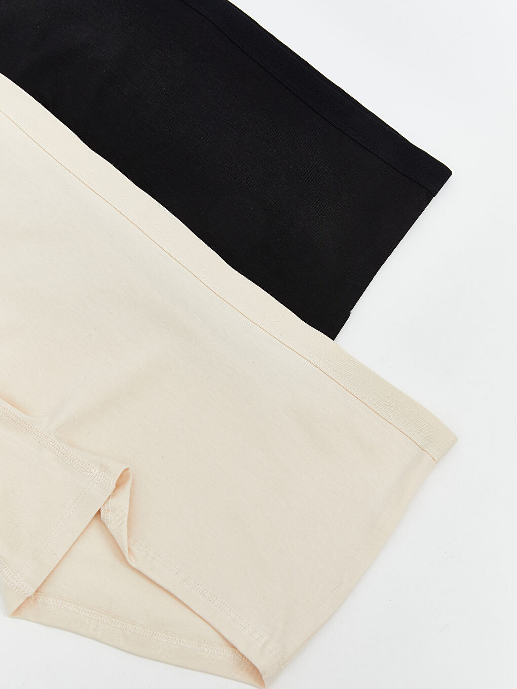 Bej Düz Boxer Külot 2'li-2