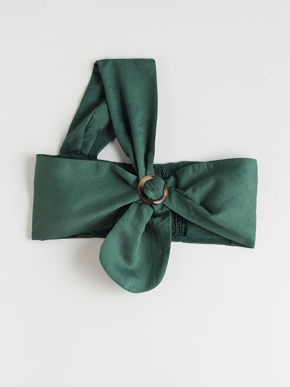 Yeşil Modal Karışımlı Kadın Şortlu Pijama Takımı-5