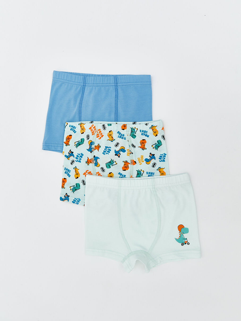 Printed Boys' Boxer Trunks 3-Pack