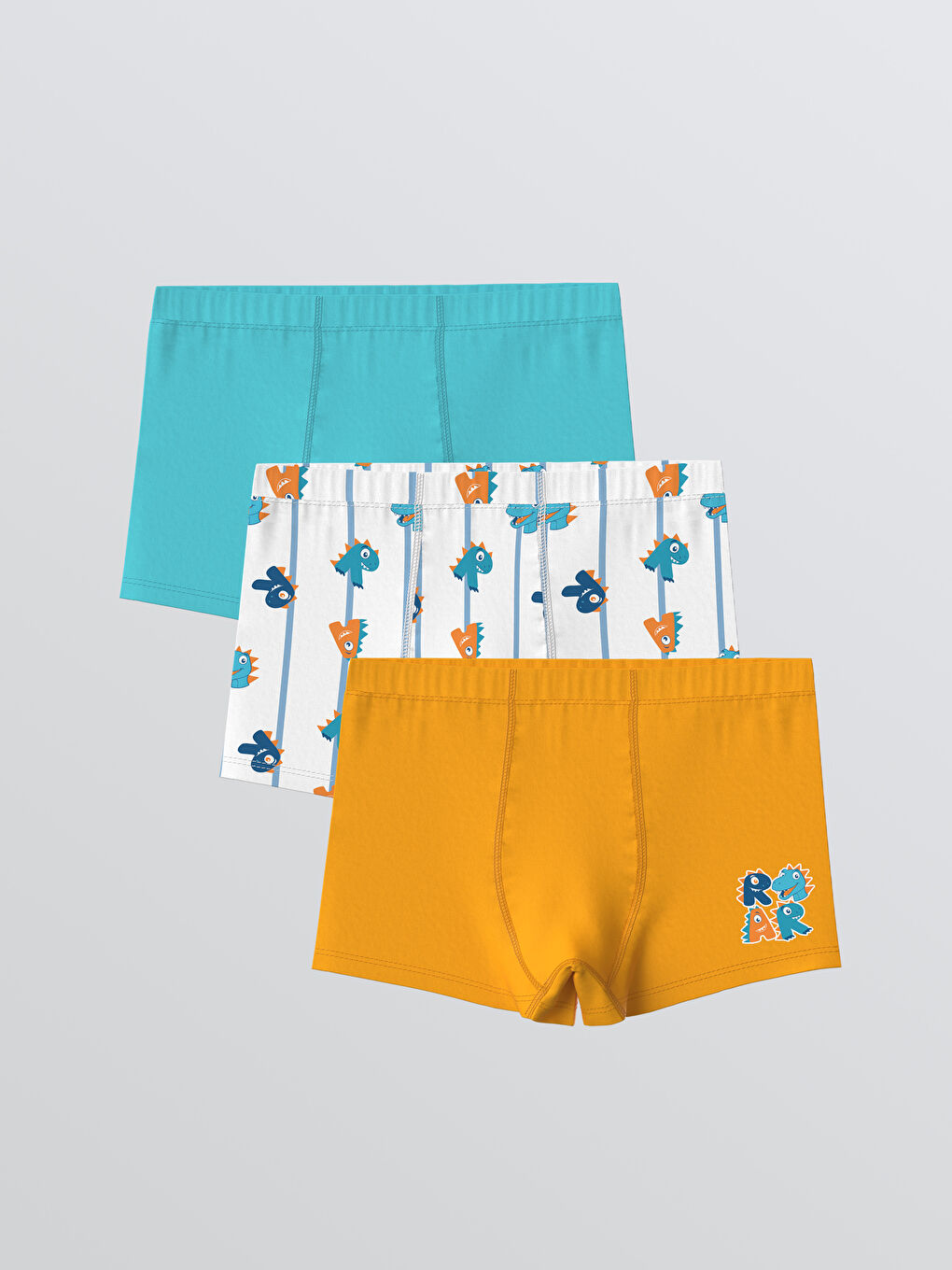 LCW Kids بۆکسەر چاپکراوی بۆ کوڕان ٣ دانە -W5K893Z1-LU7