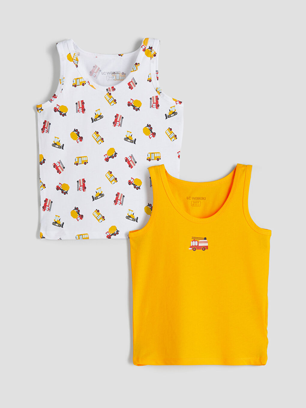 LC WAIKIKI Crew Neck Boys' Vest 2 Pack -W5K895Z1-LU7