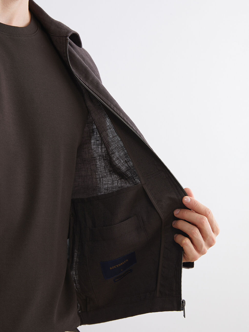 Standard Fit Collared Neck Men's Coat-6