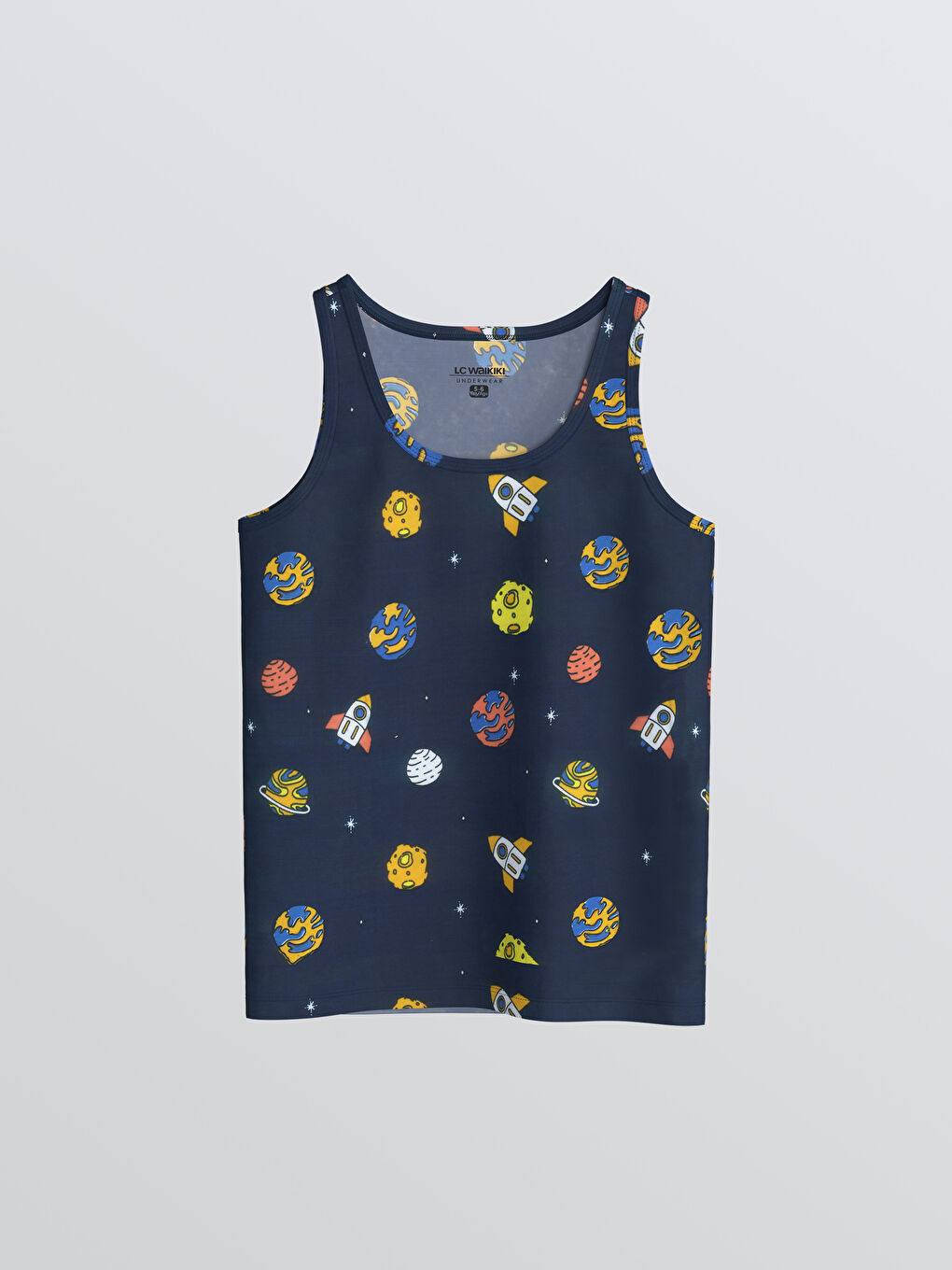 LCW Kids Crew Neck Boys' Vest 2 Pack -W5K902Z1-LSJ