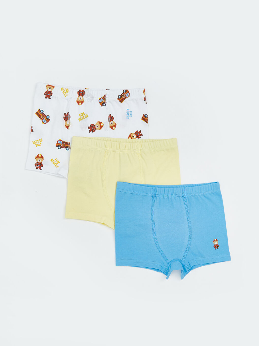 Printed Boys' Boxer Trunks 3-Pack