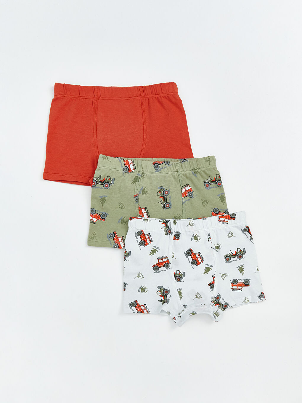 LC WAIKIKI Printed Boys' Boxer Trunks 3-Pack -W5K904Z1-LRA