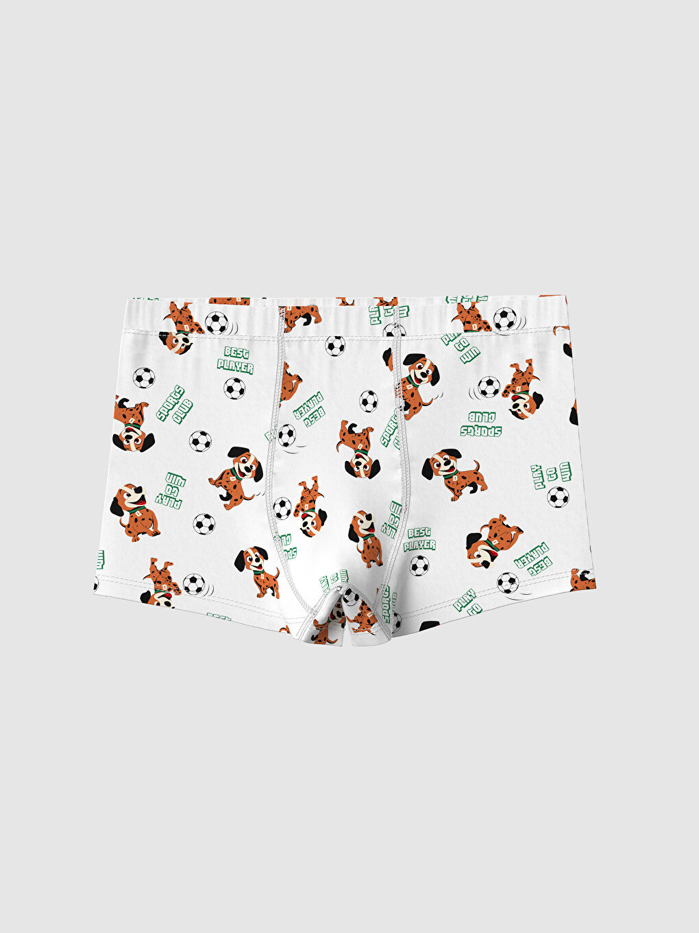 Elasticated Waist Printed Boys' Boxer Trunks 3-packs-1