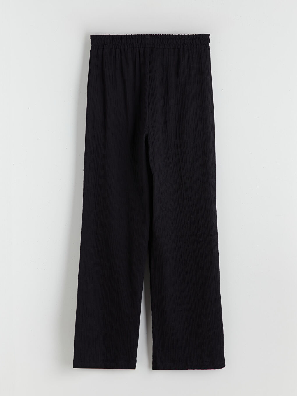 Elastični Struk Teksturirani Muslin Ženski Pantalone-11