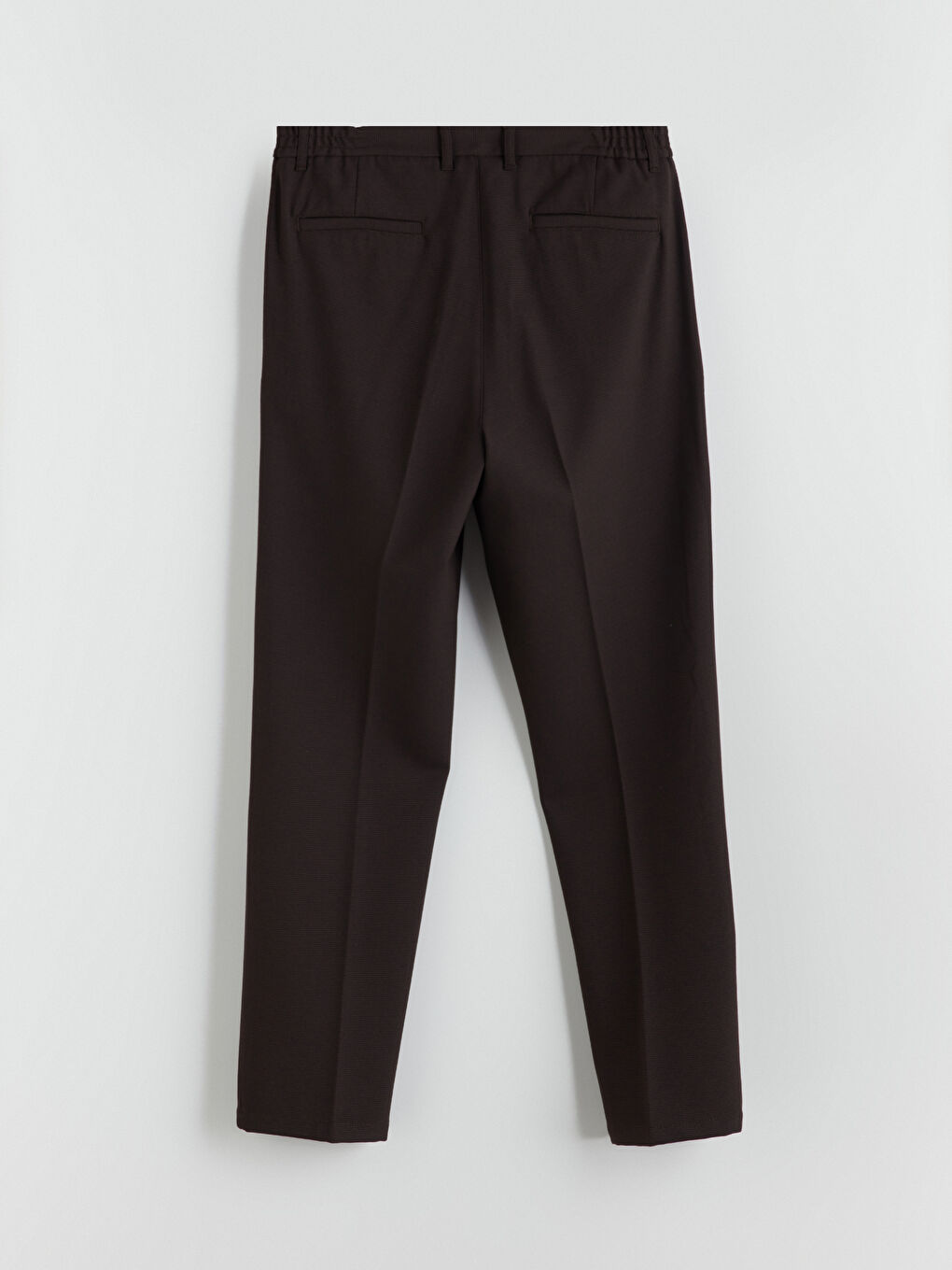 Kahverengi Standart Kalıp Erkek Chino Pantolon-5