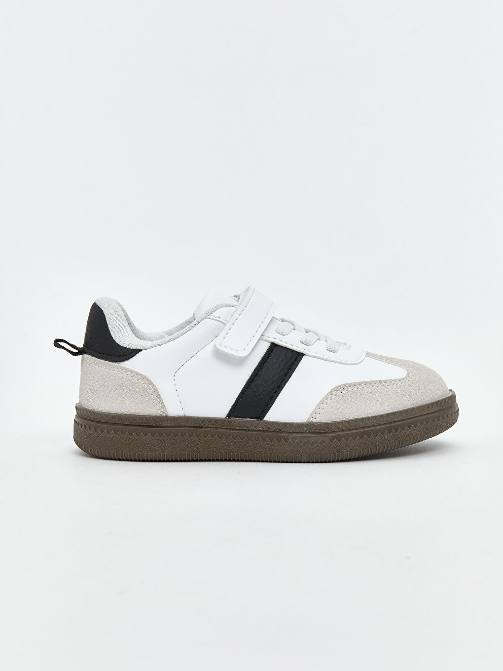 Beyaz Bağcık ve Cırt Cırtlı Erkek Bebek Spor Ayakkabı-1