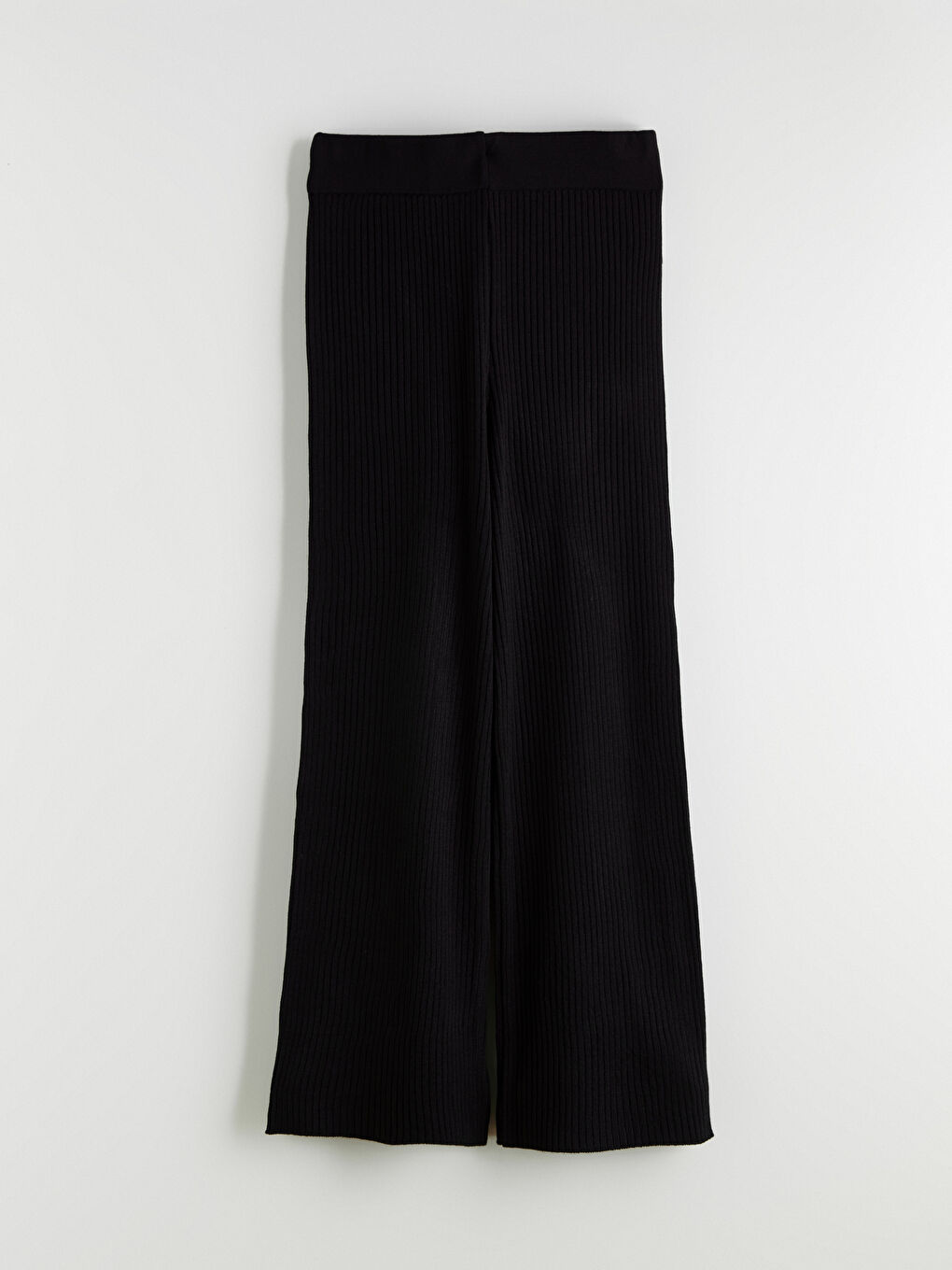 Elasticated Waist Women's Knitwear Trousers-4