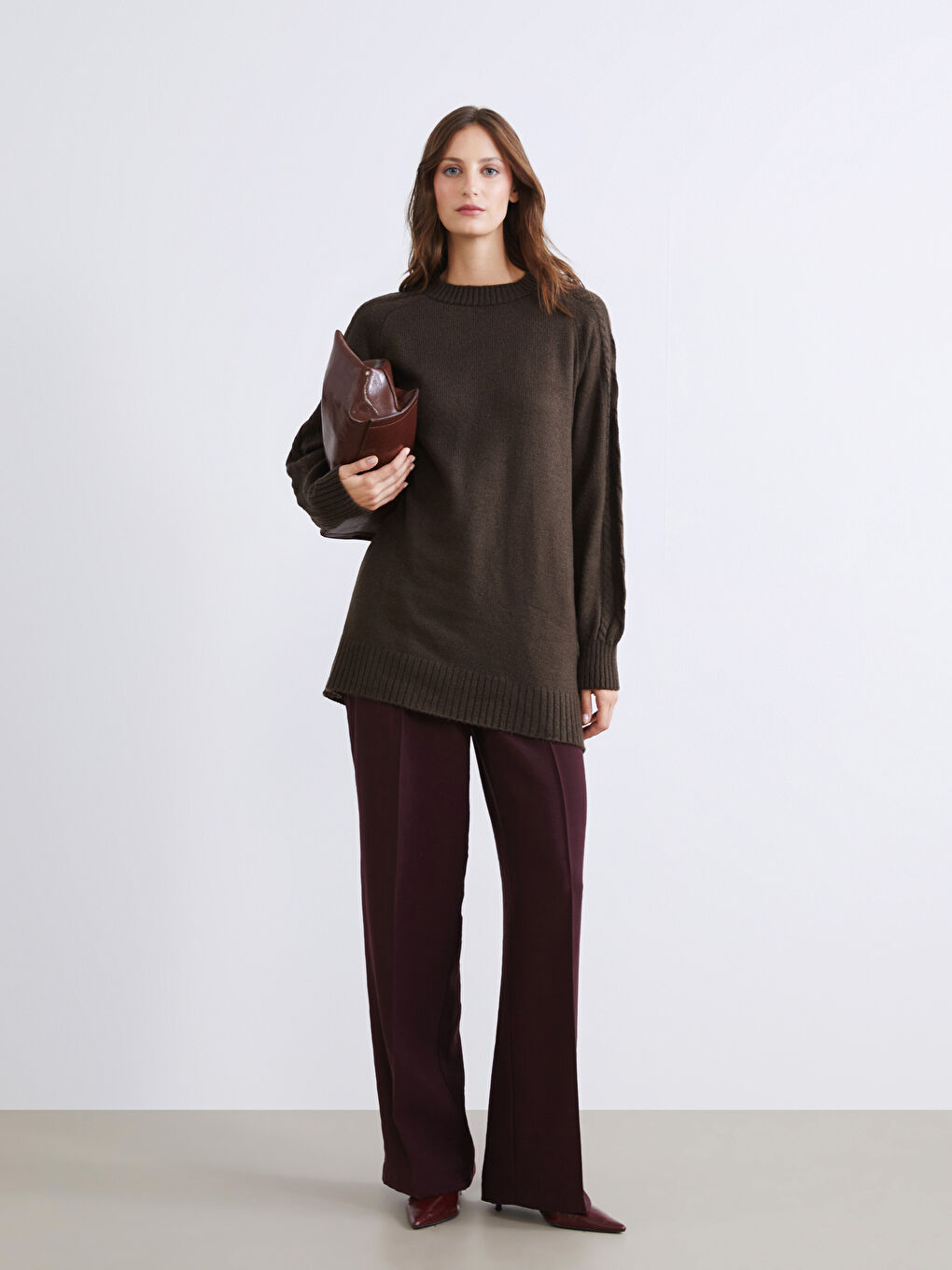 تونیک تریکۆ یەخه‌ خڕ بۆ ژنان-1