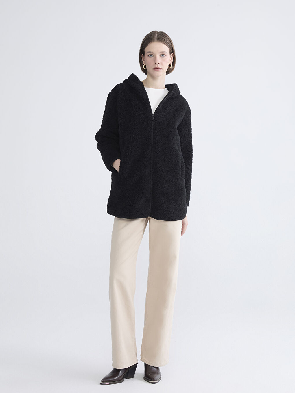 Woman BLACK Cardigan-1