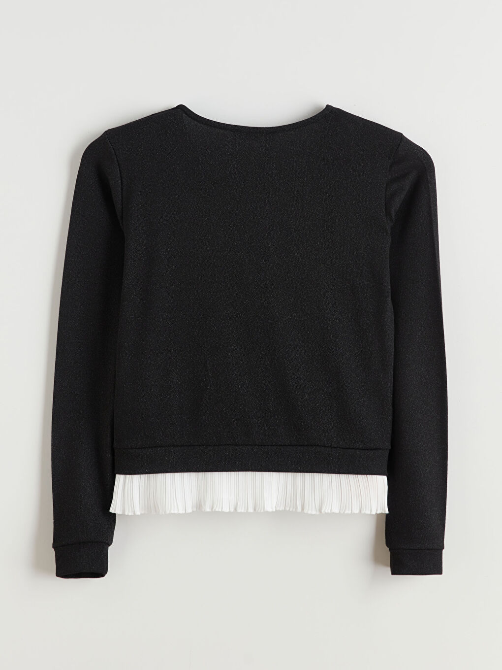 Siyah V Yaka Kadın Hırka-5