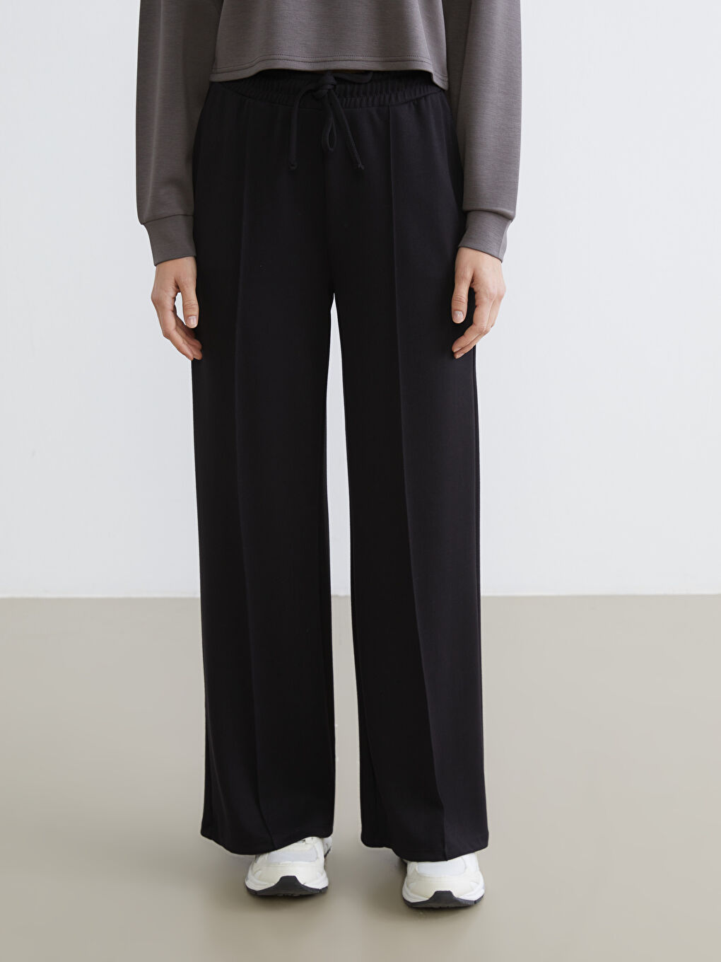 بنطلونات رياضية للسيدات بخصر مطاطي-1