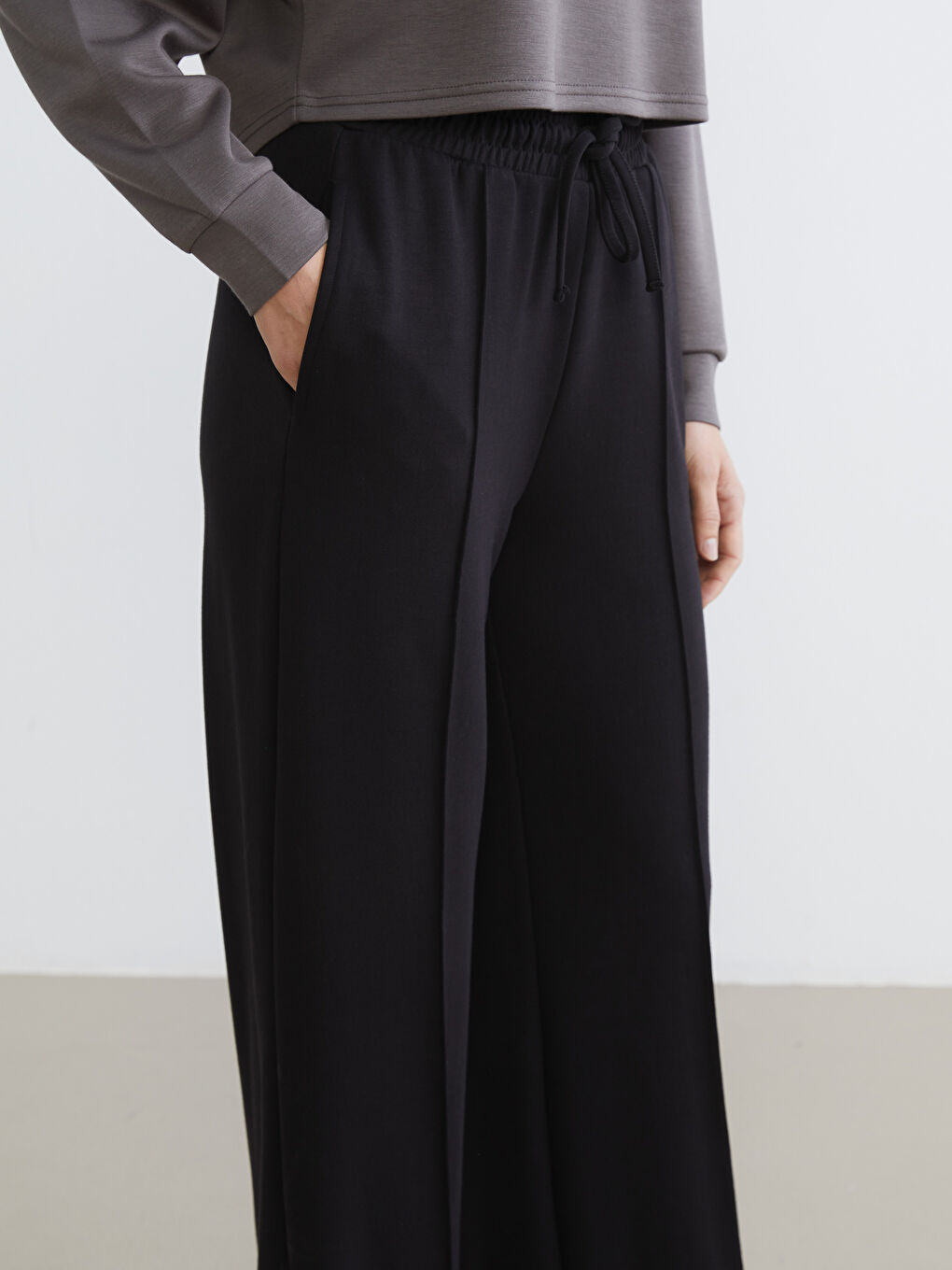 بنطلونات رياضية للسيدات بخصر مطاطي-2