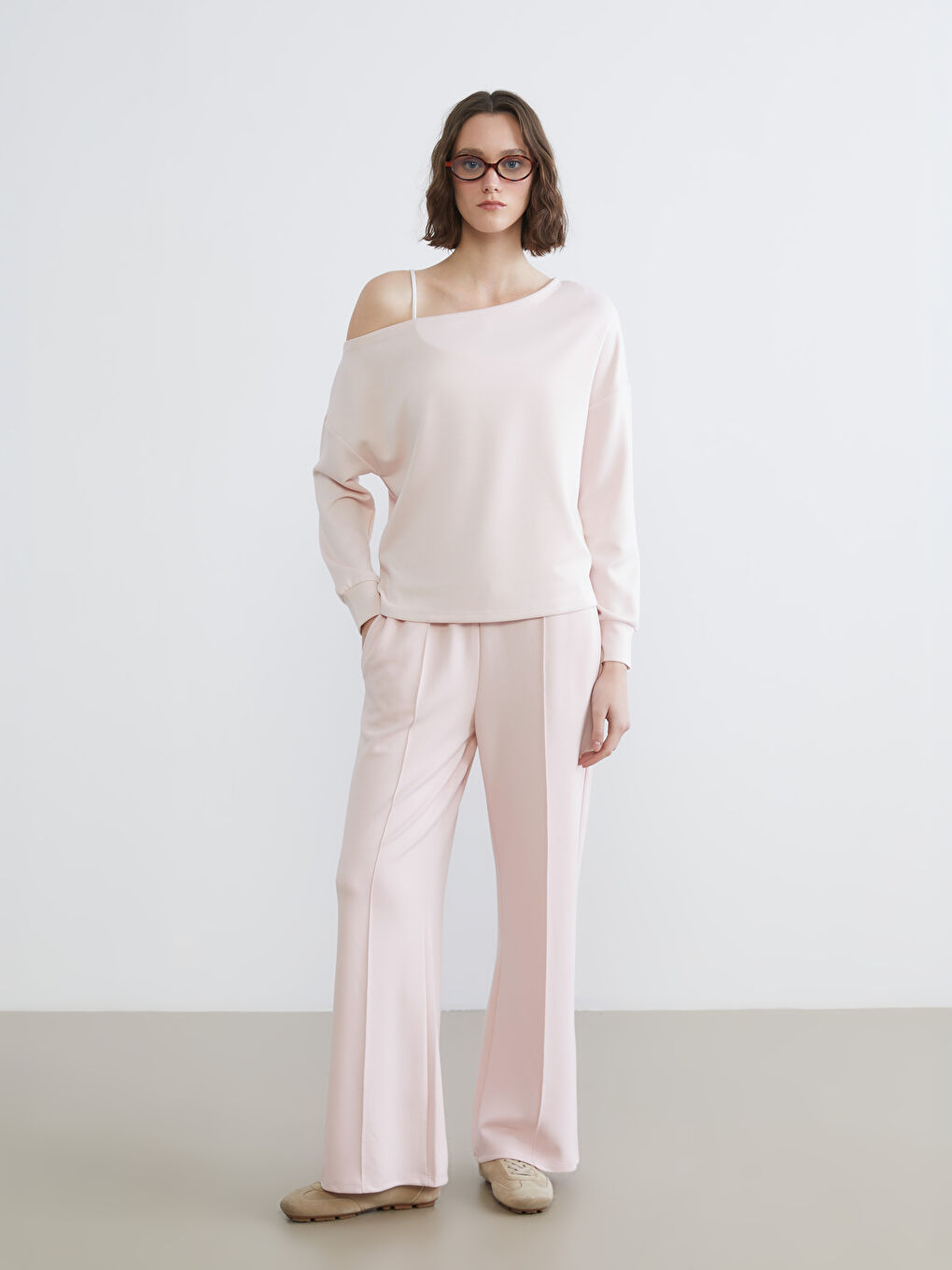 Sweat-shirt ROSE Femme-1