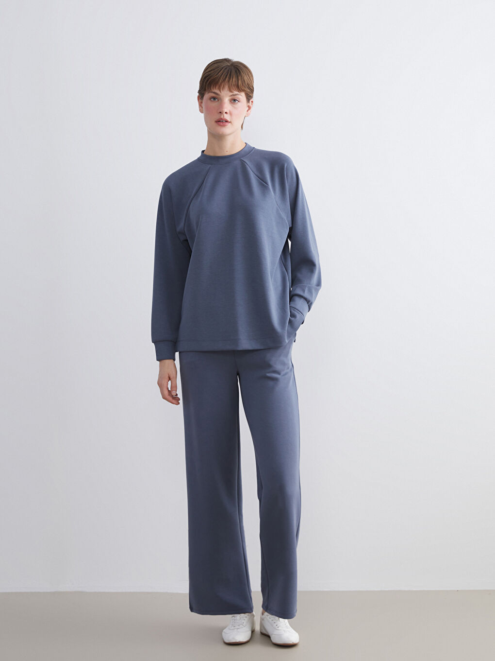 Elasticated Waist Wide Leg Women's Sweatpants