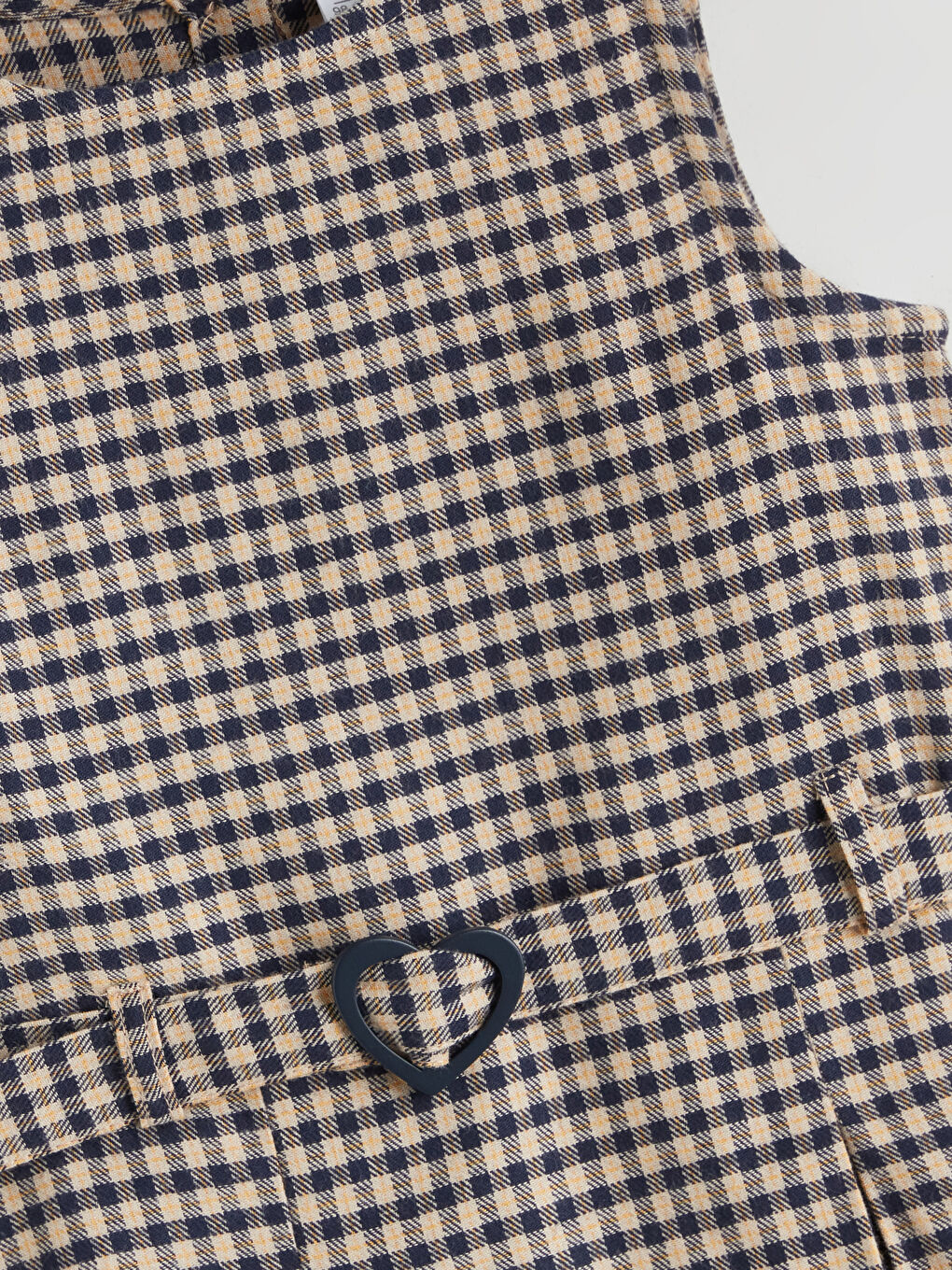 Lacivert Kemer Detaylı Kız Çocuk Elbise ve Külotlu Çorap-2