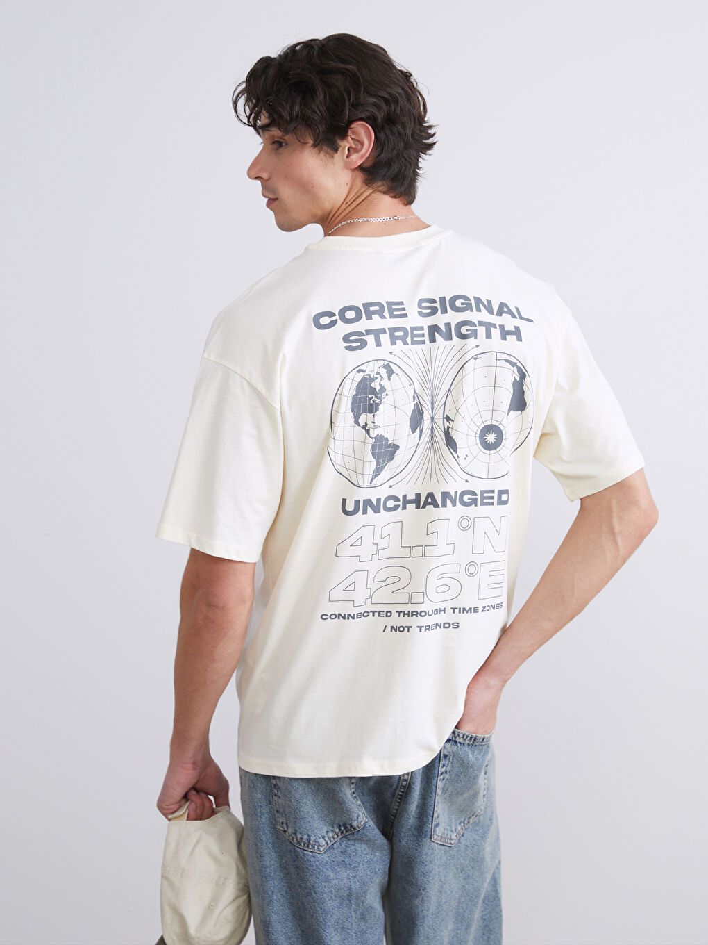 Crew Neck Printed Jersey Men's T-Shirt
