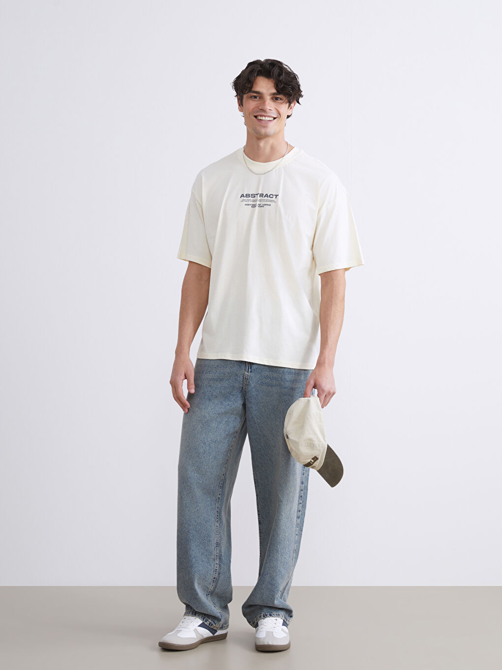 Crew Neck Printed Jersey Men's T-Shirt-1