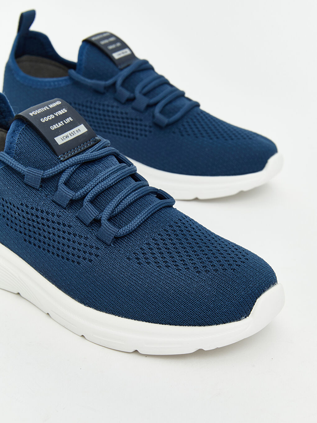 Mavi Bağcıklı Erkek Çocuk Spor Ayakkabı-2