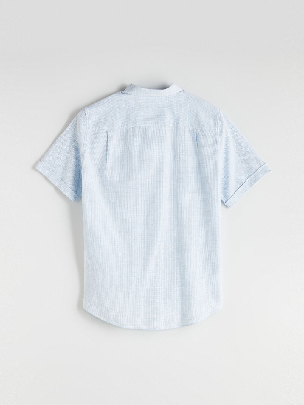 Mavi Regular Fit Kısa Kollu Armürlü Erkek Dokulu Gömlek-7