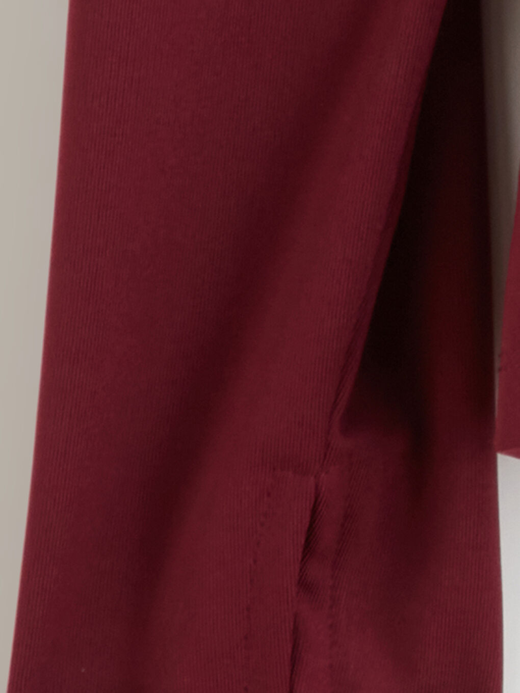 Mürdüm Dik Yaka Parmak Geçmeli Kadın Fermuarlı Sweatshirt-5