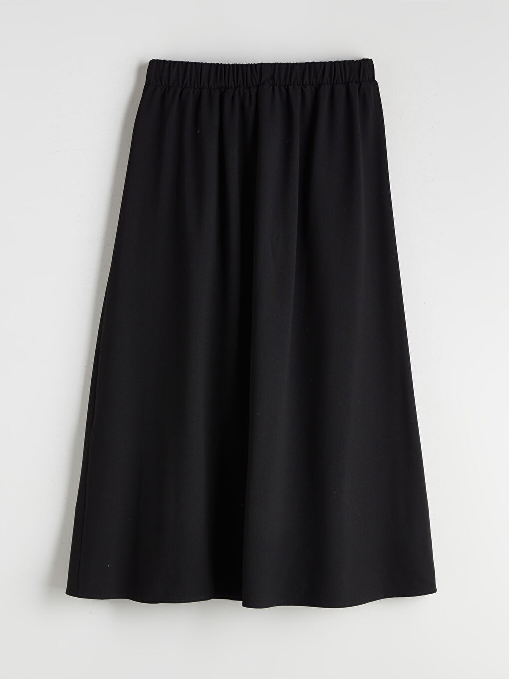 Siyah Beli Lastikli A Kesim Etek-5