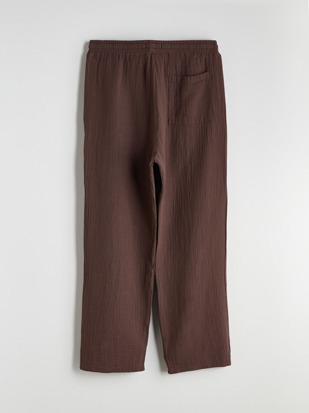 Kahverengi Rahat Kalıp Erkek Pantolon-5