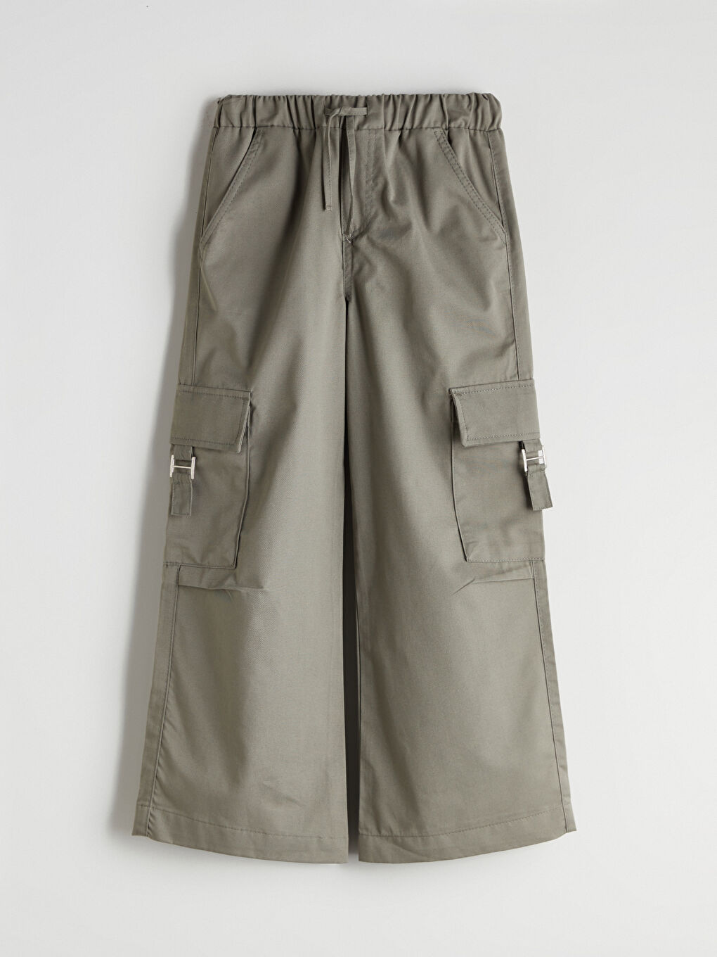 Elasticated Waist Girls' Cargo Trousers