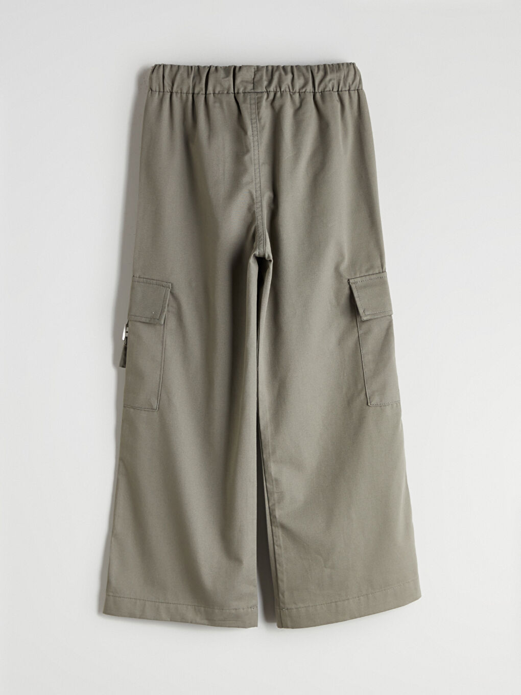 Elasticated Waist Girls' Cargo Trousers-2