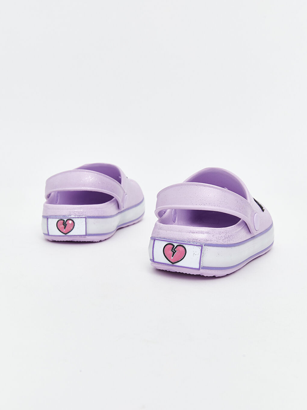 Lila Kuromi Baskılı Kız Bebek Plaj Sandaleti-5