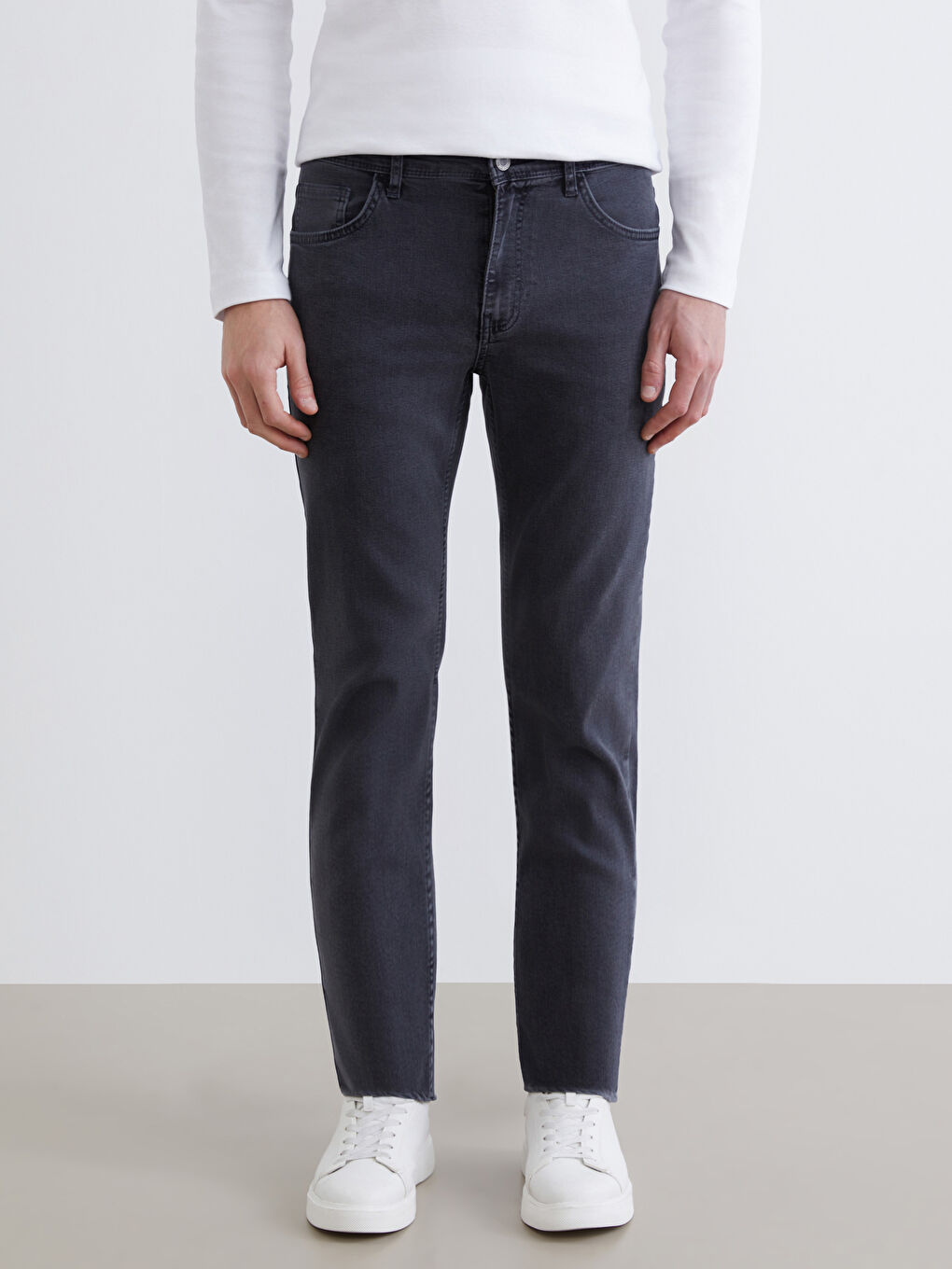 Gri 779 Regular Fit Erkek Jean Pantolon-1