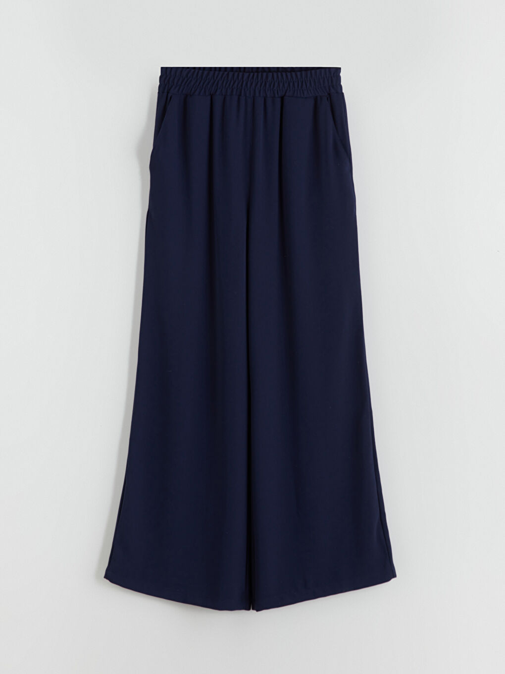 LCW Vision Elastic Waist Wide Leg Women's Trousers -W5KB18Z8-ZR5
