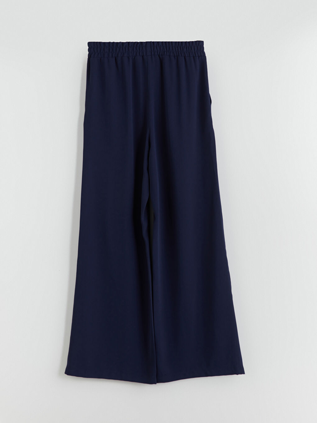 LCW Vision Elastic Waist Wide Leg Women's Trousers -W5KB18Z8-ZR5