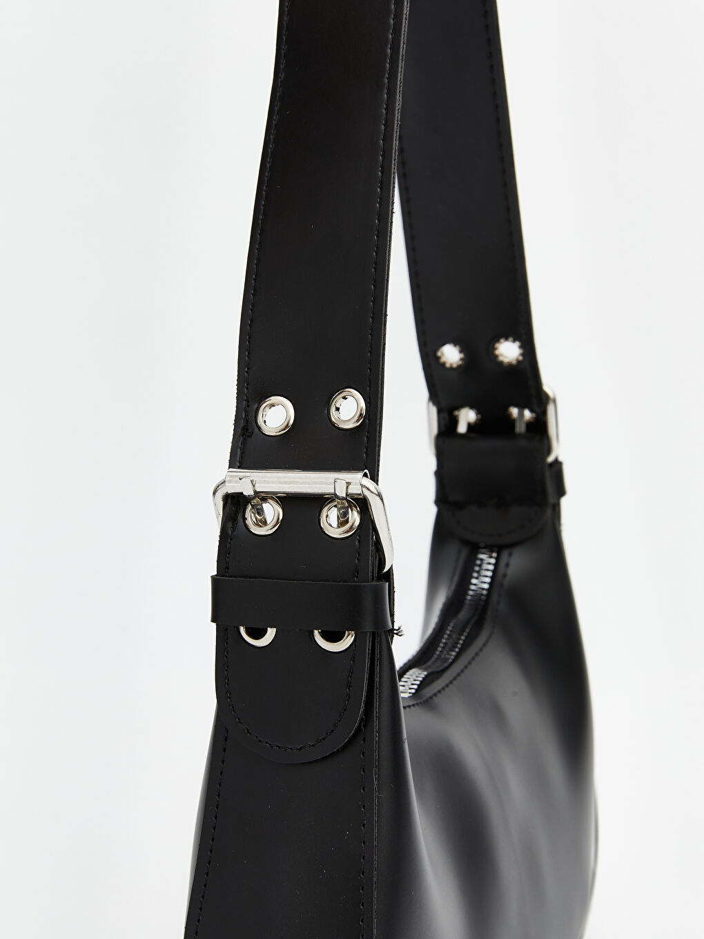 Сумка-багет из искусственной кожи для женщин-2