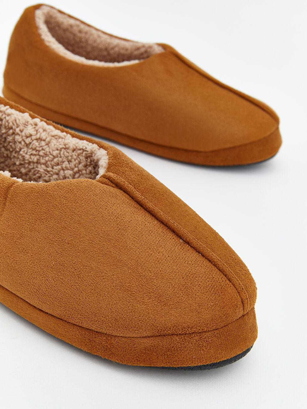 Kahverengi Süet Görünümlü Erkek Çocuk Ev Ayakkabısı-2