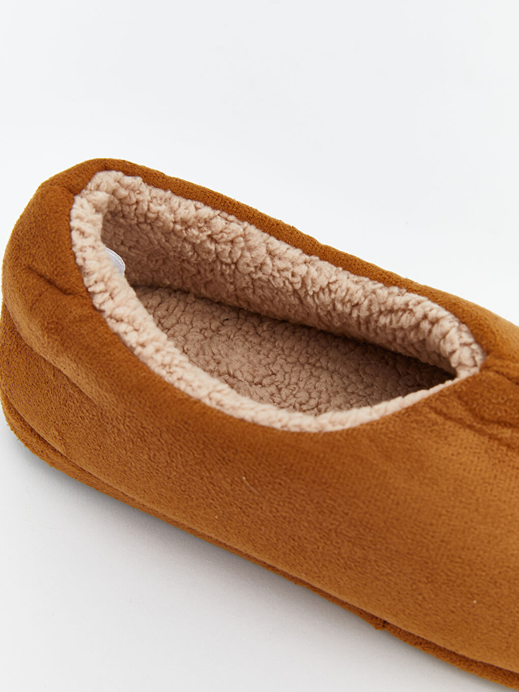 Kahverengi Süet Görünümlü Erkek Çocuk Ev Ayakkabısı-5