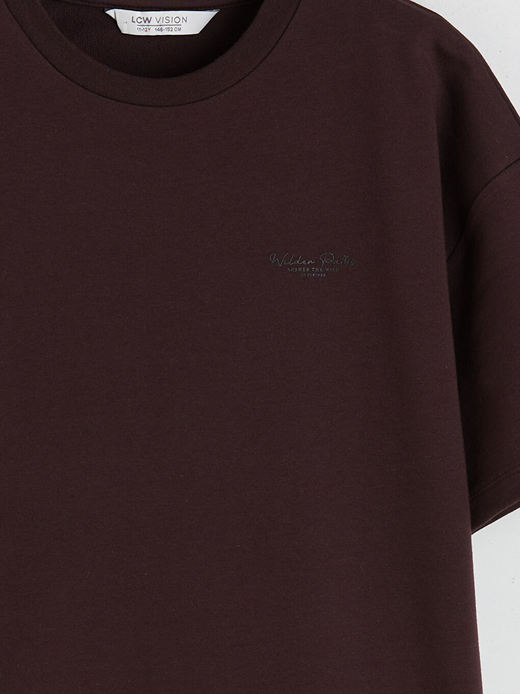 Mürdüm Bisiklet Yaka Erkek Çocuk Tişört-2