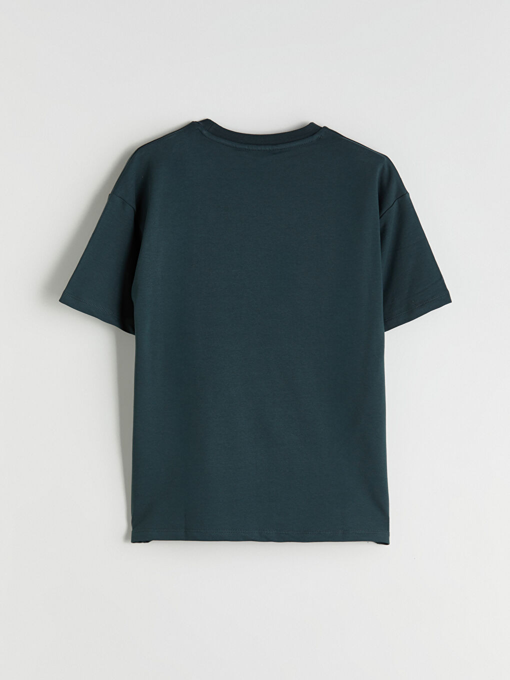 Yeşil Bisiklet Yaka Erkek Çocuk Tişört-2