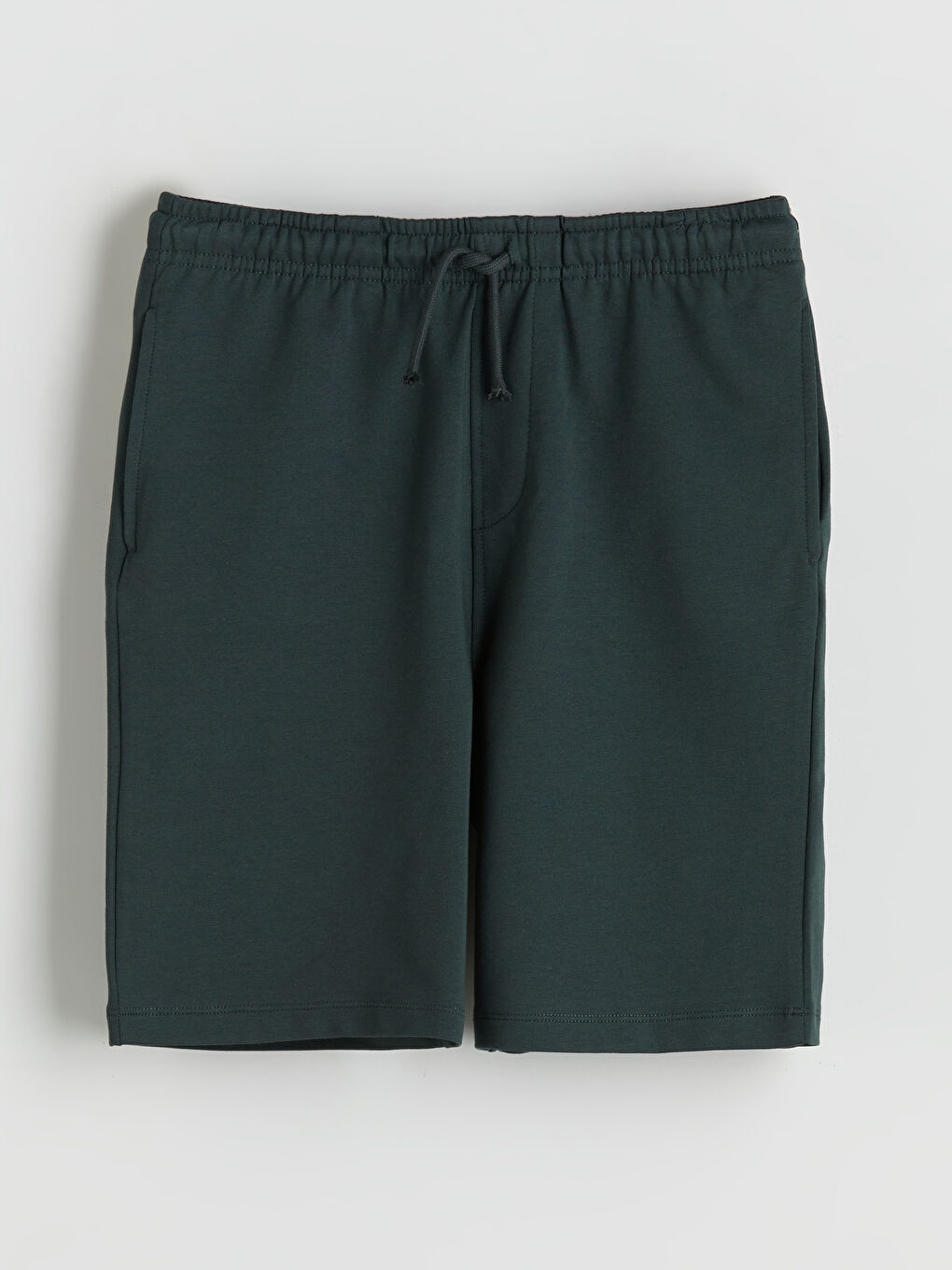 Yeşil Beli Lastikli Erkek Çocuk Şort